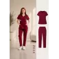Elastingas, vyšnių bordo SPORT 4809 linijos kostiumas medikams