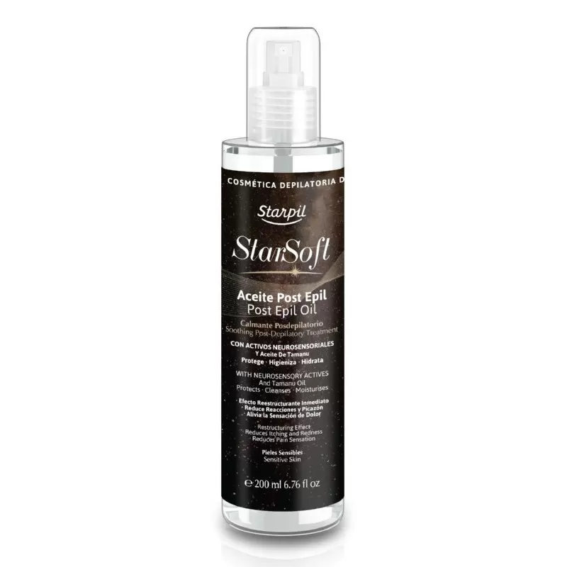 Aliejus po depiliacijos Starpil StarSoft Post Epil Oil , ypač jautriai odai, 200 ml Aliejus po depiliacijos Starpil StarSoft Post Epil Oil , ypač jautriai odai, 200 ml