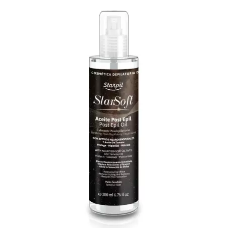 Aliejus po depiliacijos Starpil StarSoft Post Epil Oil , ypač jautriai odai, 200 ml